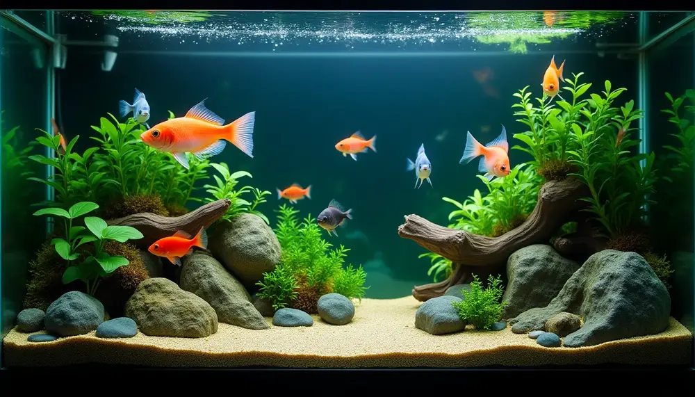 Die Vorteile eines Aquariums ohne Pflanzen